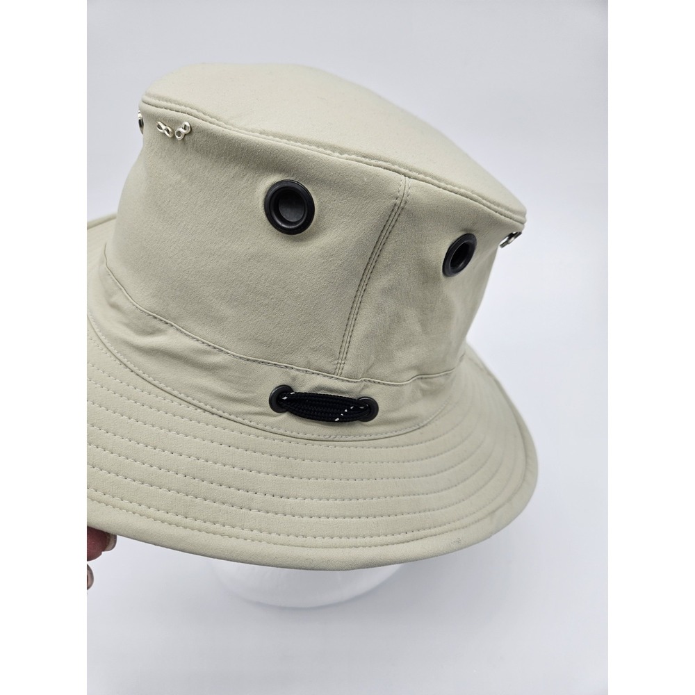 The Tilley Ladies Endurable Bucket Hat Size 7.25 (22.75") Khaki - Embellished - Picture 6 of 16